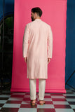 BABY PINK LONG KURTA SET