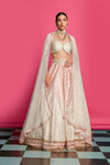 ROSE ROYAL OMBRE DYED LEHENGA SET