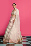 ROSE ROYAL OMBRE DYED LEHENGA SET