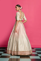 Rose Royal Ombre Dyed Lehenga Set