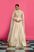 Pearl Empress Anarkali Set