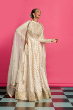 Pearl Empress Anarkali Set