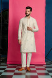 IVORY EMBROIDERED KURTA SET