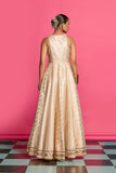 VINTAGE ROSE GOLD ANARKALI SET