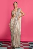 OMBRE DYED SEQUINS SAREE SET