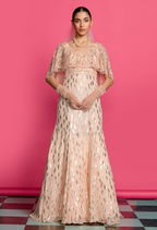 Peach Shimmer Gown