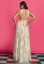Ombre Dyed Shimmer Anarkali Set