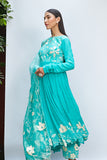 BRIGHT TURQUOISE ANARKALI SET