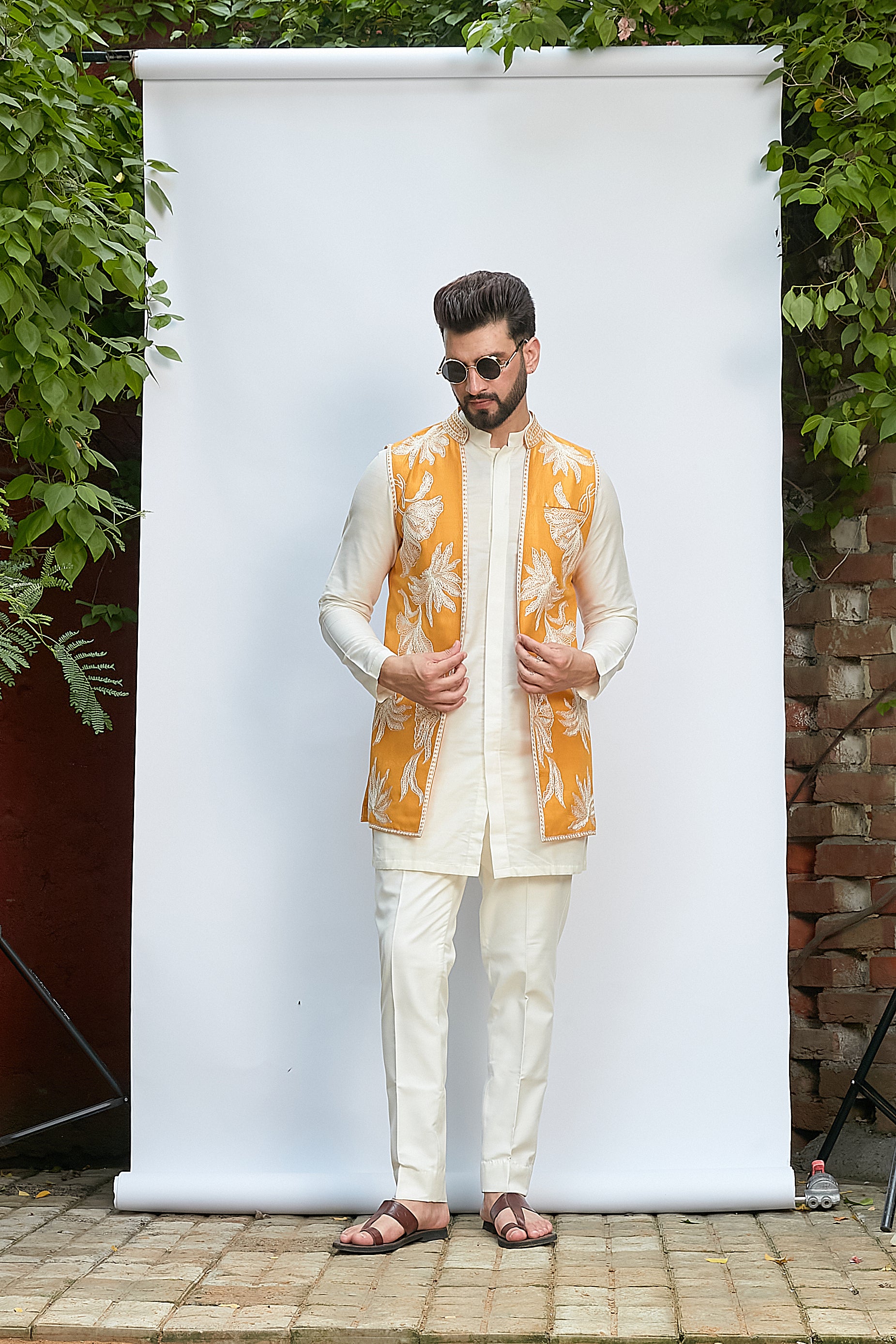 SHORT KURTA WITH  JACKET SET