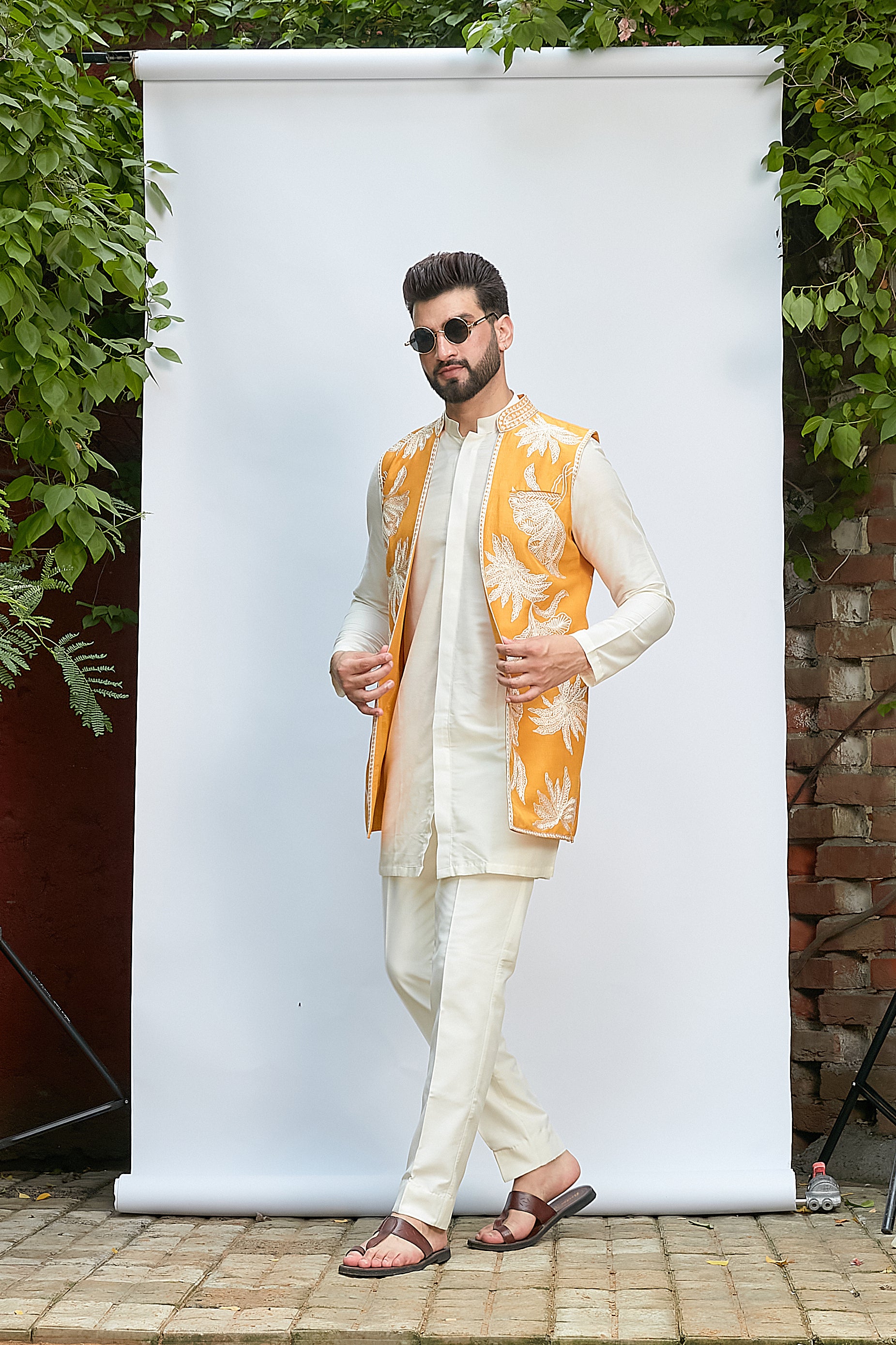 Short Kurta With Jacket Set