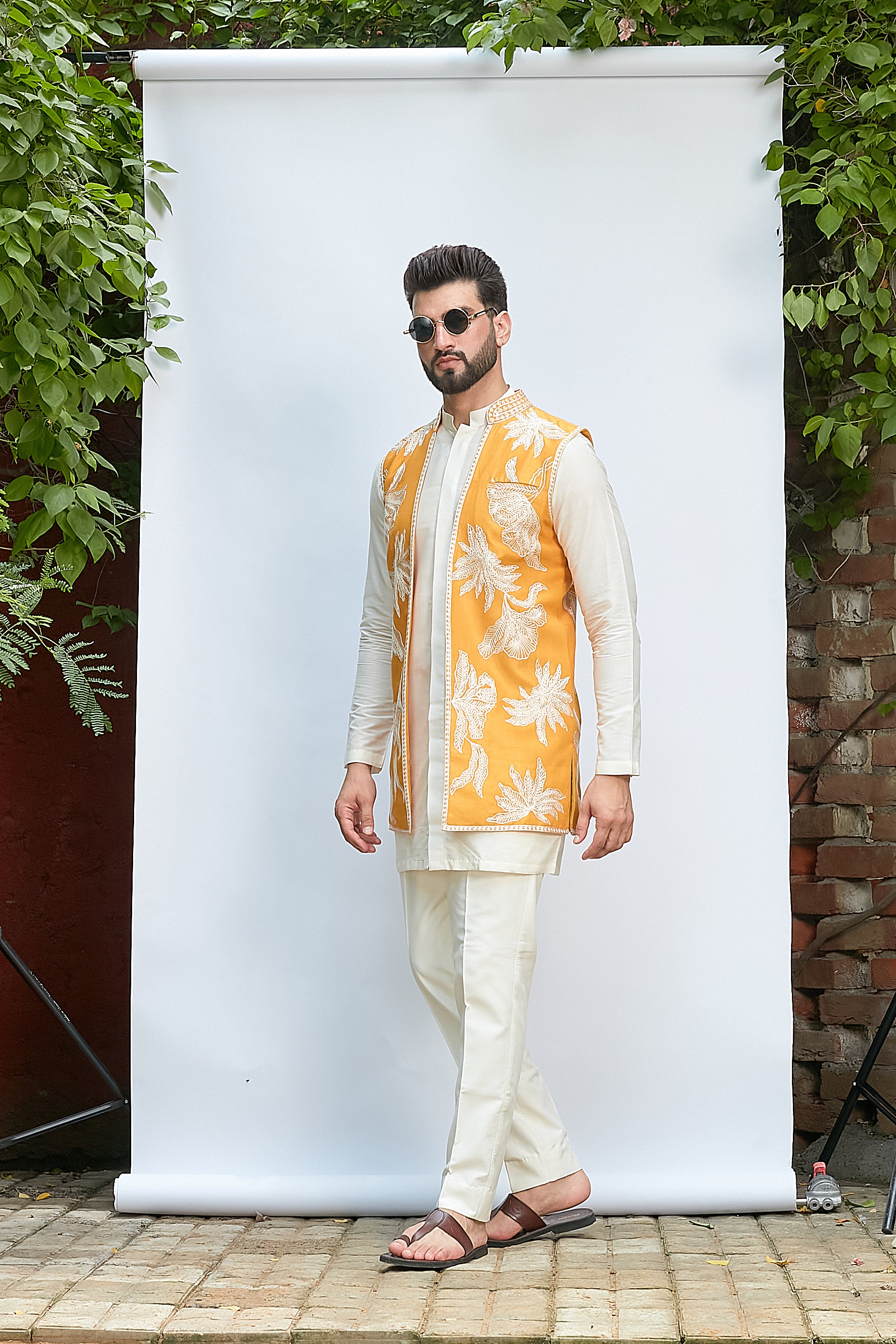 Short Kurta With Jacket Set