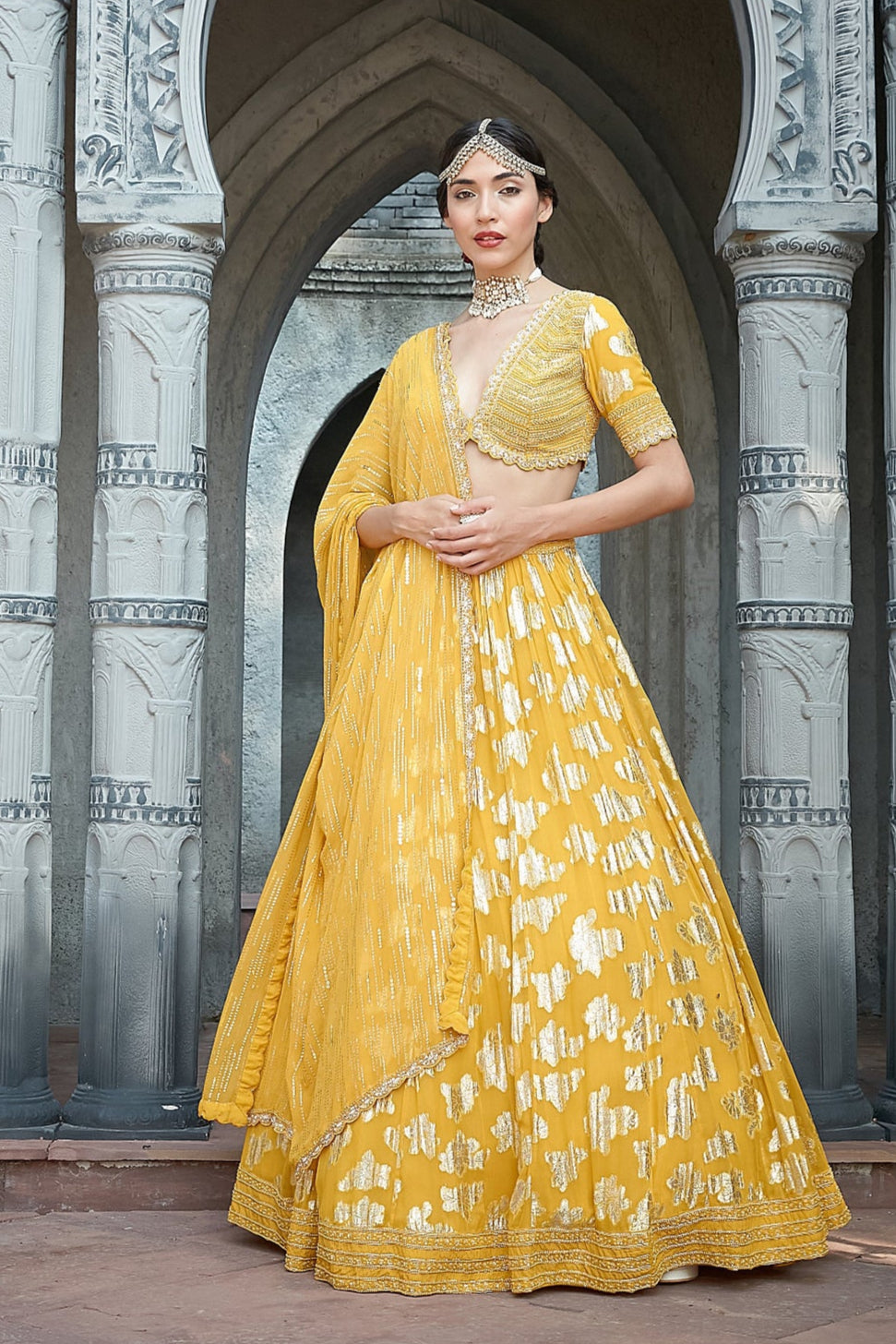 Haldi Glow Lehenga Set