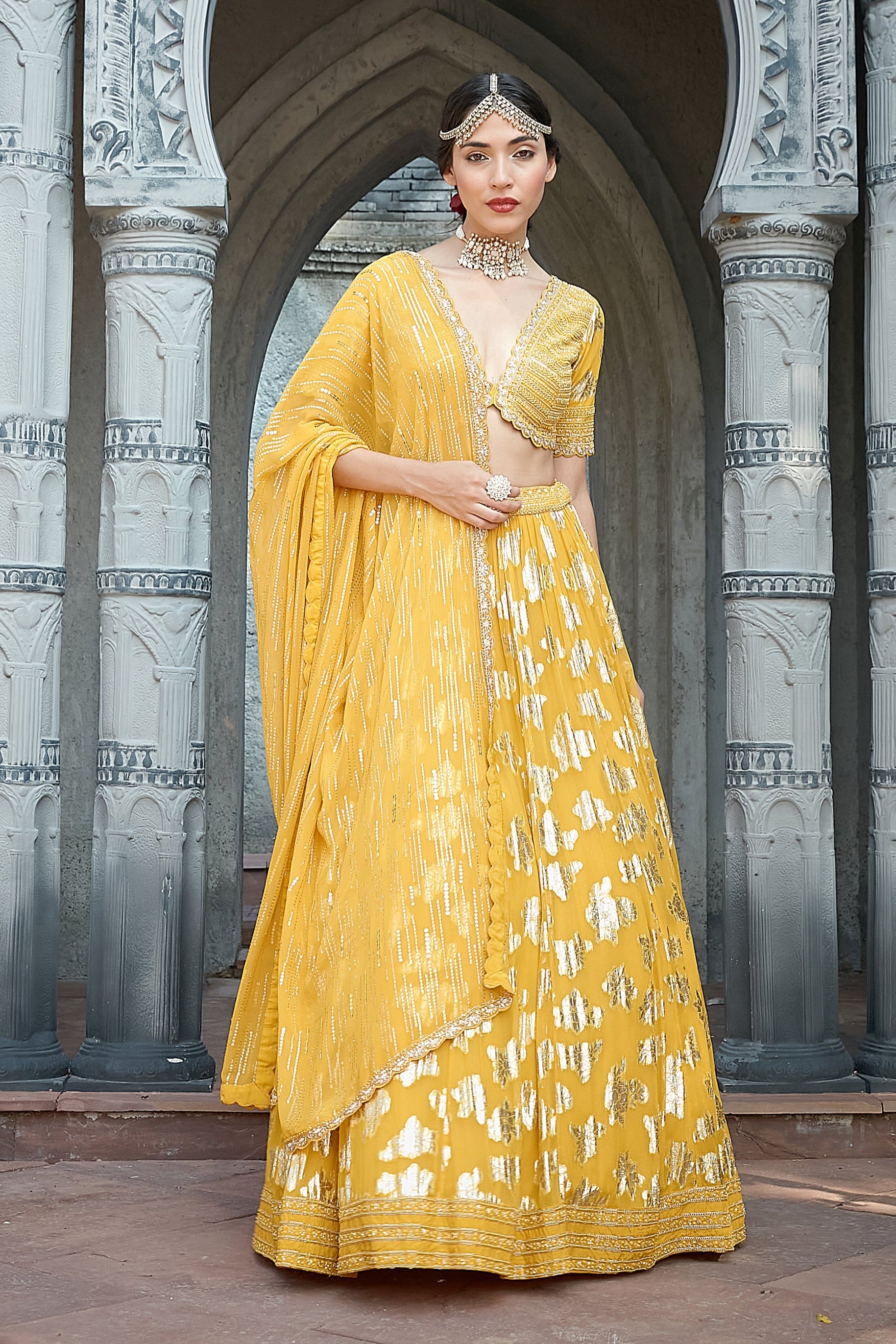 Haldi Glow Lehenga Set