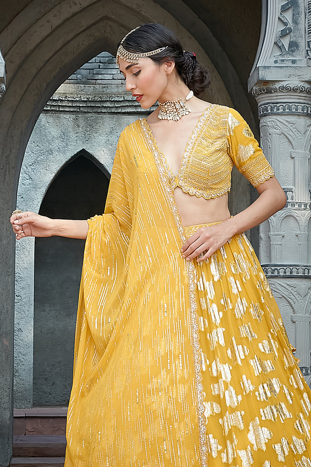 Haldi Glow Lehenga Set