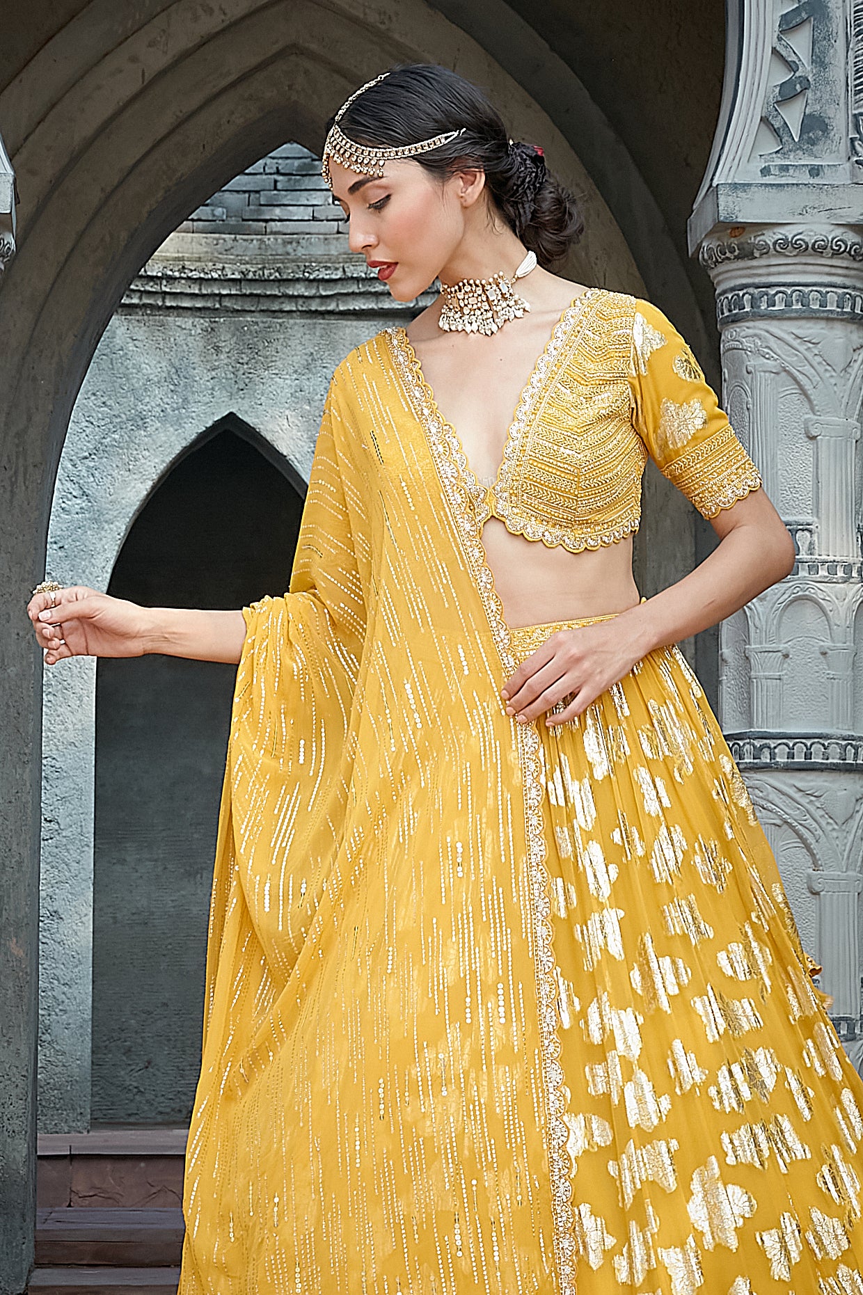 Haldi Glow Lehenga Set
