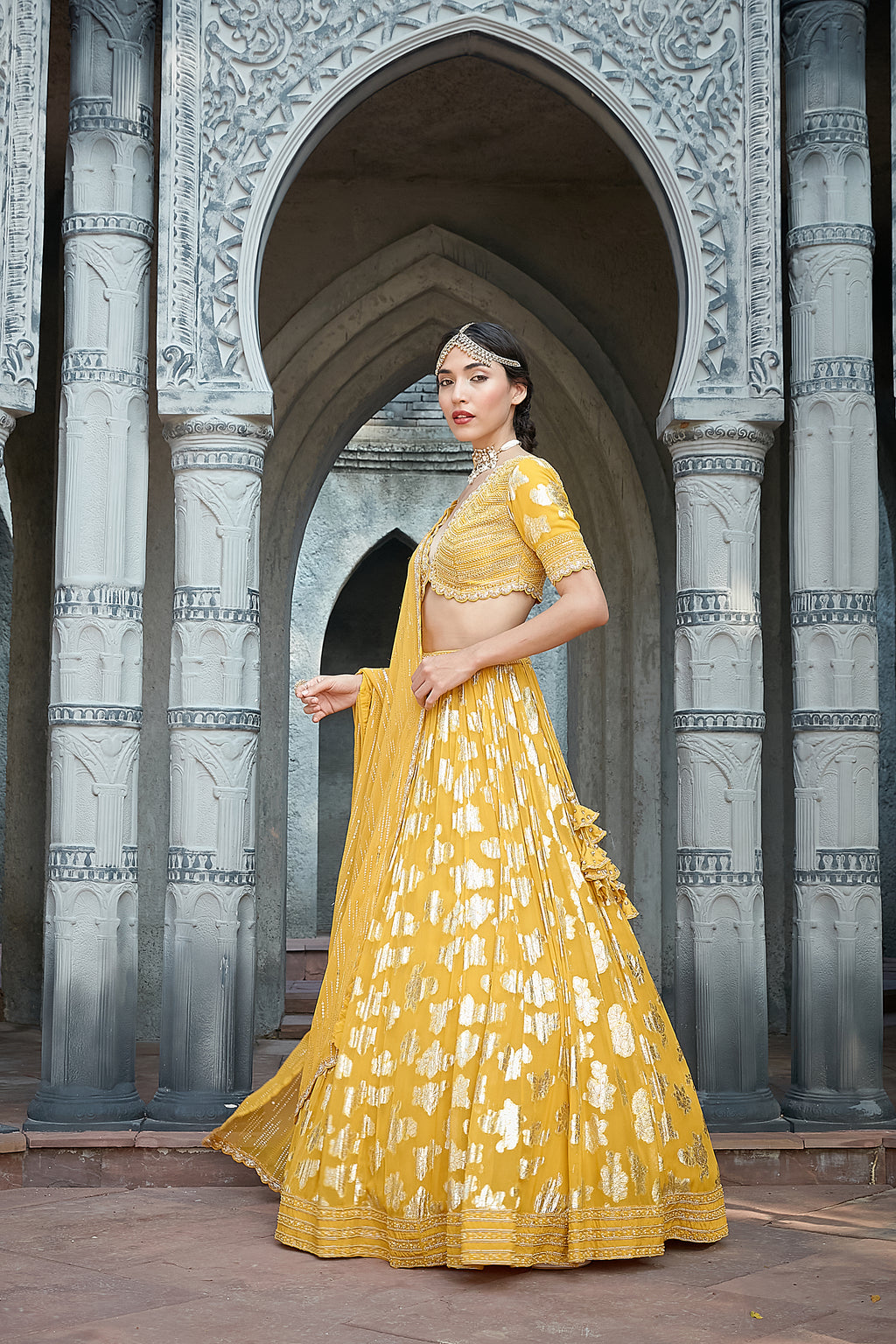 Haldi Glow Lehenga Set