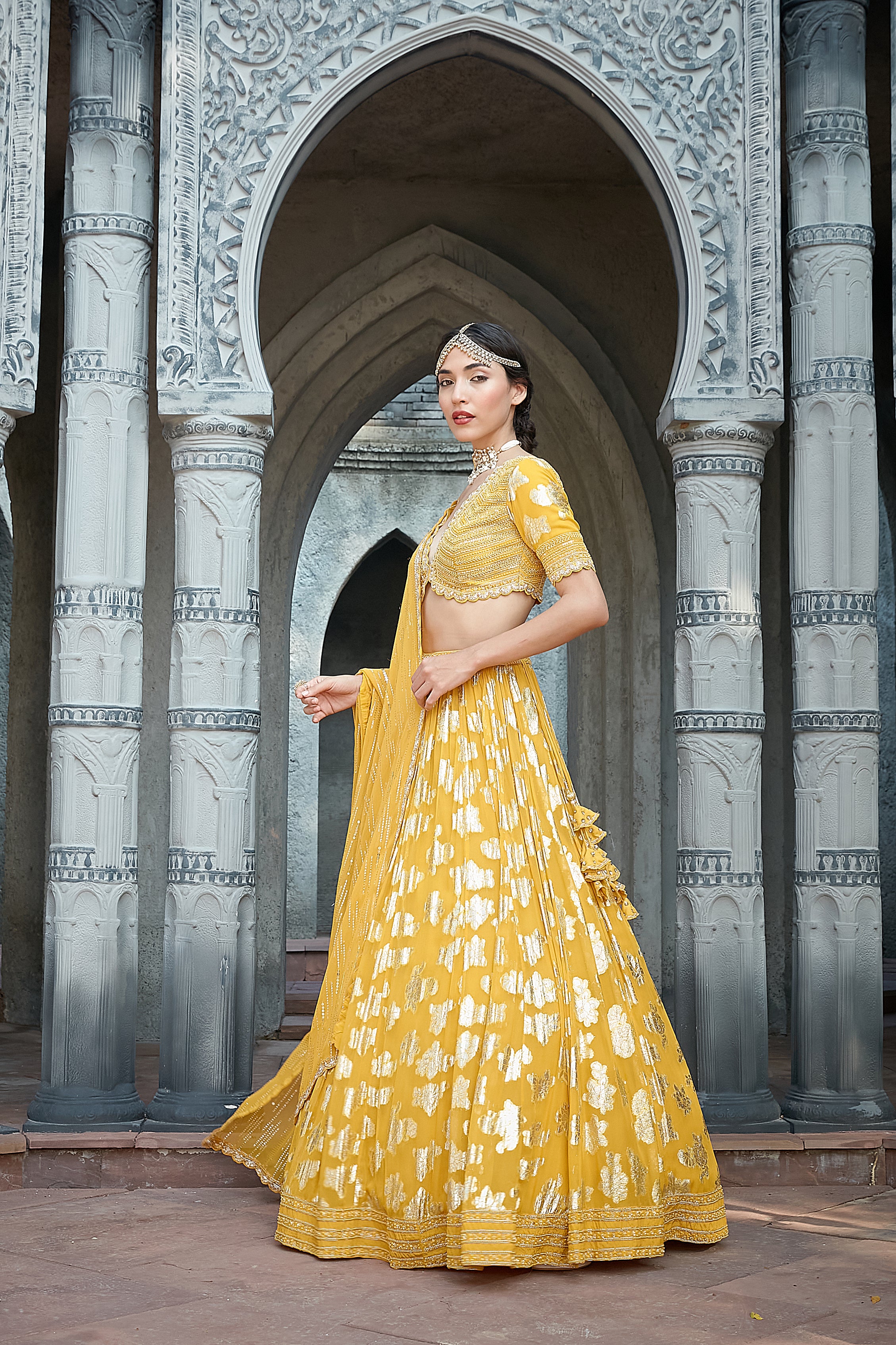 Haldi Glow Lehenga Set