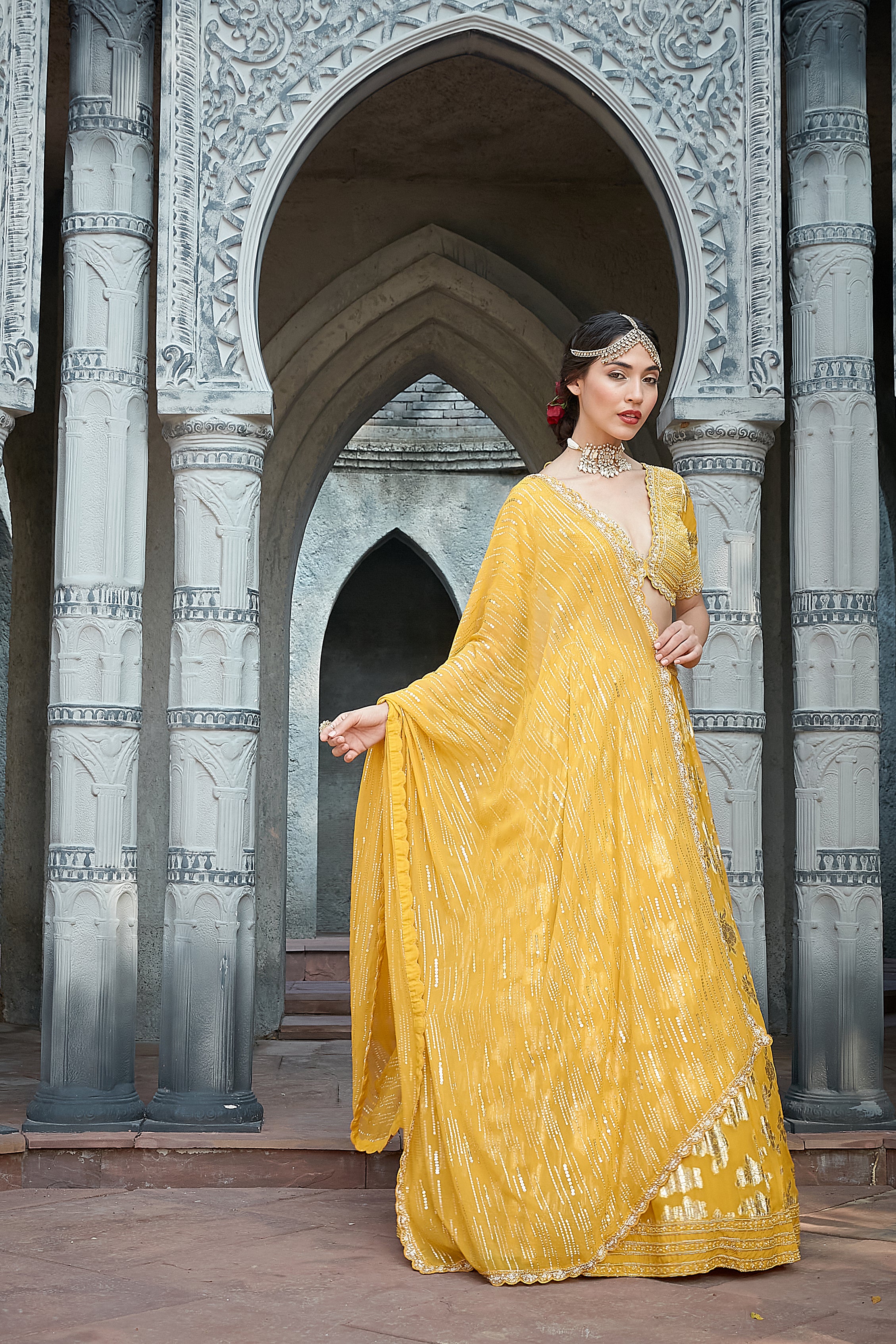 Haldi Glow Lehenga Set