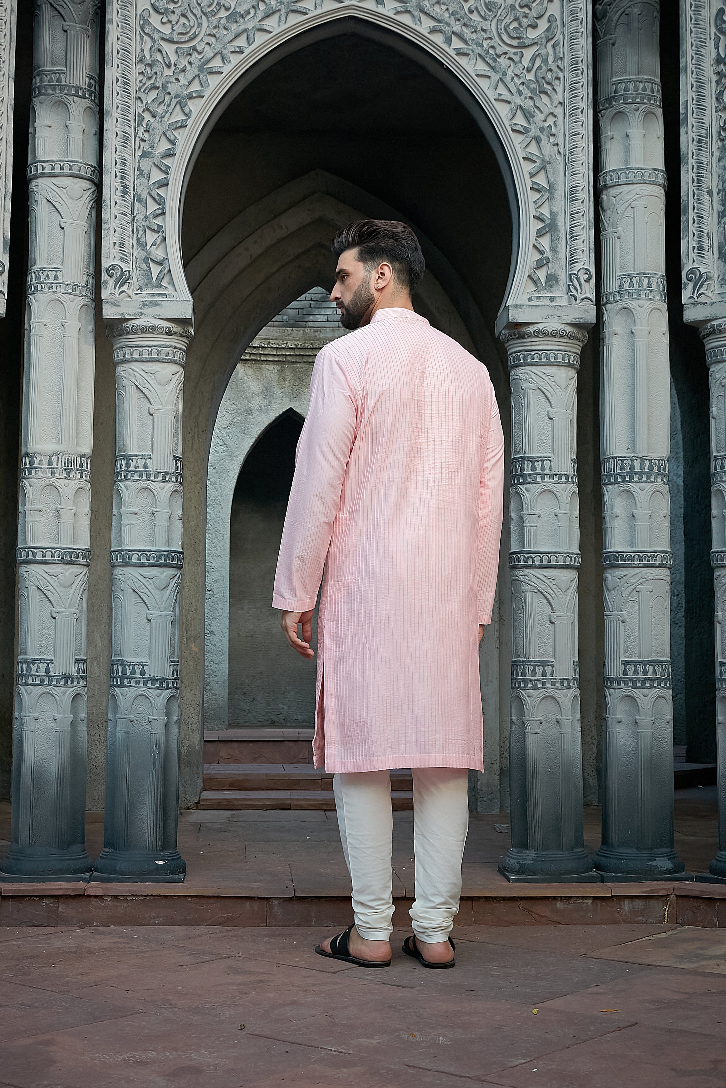 BABY PINK KURTA SET