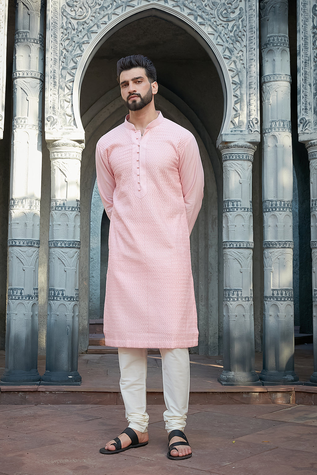 Baby Pink Kurta Set