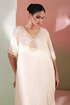 Sunehri Zardozi Kaftan Set