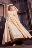 VINTAGE ROSE GOLD ANARKALI SET