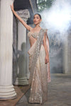 OMBRE DYED SEQUINS SAREE SET UNSTITCHED
