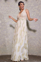 Ombre Dyed Shimmer Anarkali Set
