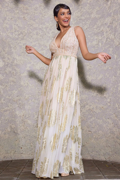 OMBRE DYED SHIMMER ANARKALI SET
