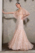 Peach Shimmer Gown