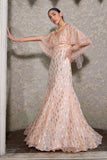 Peach Shimmer Gown