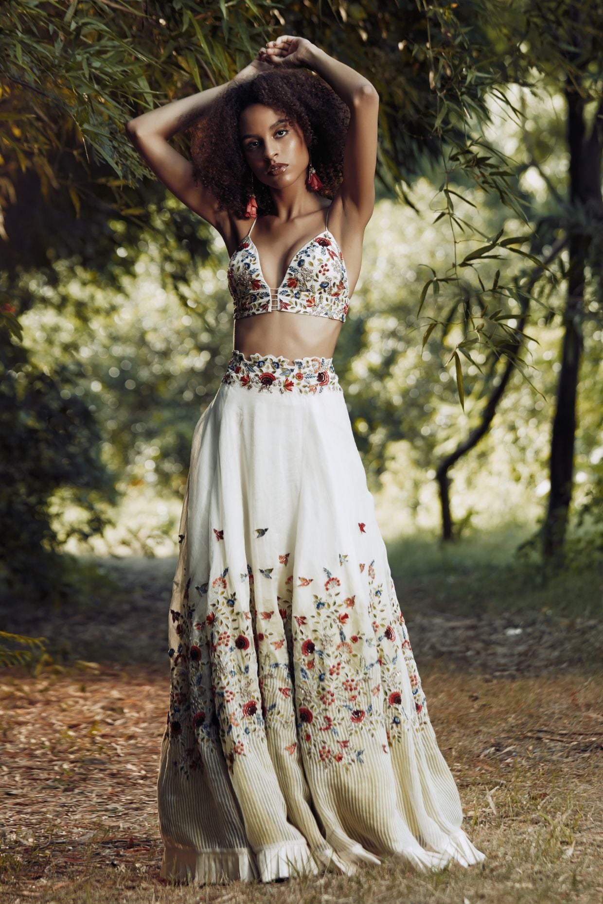 Ivory Mix And Match Embroidered Lehenga Set 2