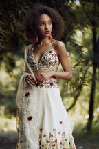 Ivory Mix And Match Embroidered Lehenga Set 2
