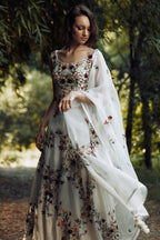 Ivory Mix And Match Embroidered Lehenga Set