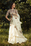 Ivory Lehenga with Multicoloured Embroidered Blouse and Dupatta