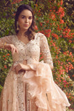 Peach Lehenga Jacket Set