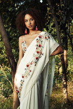 Ivory Mix And Match Saree