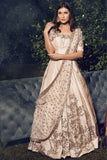 Seashell Embroidered Anarkali Set