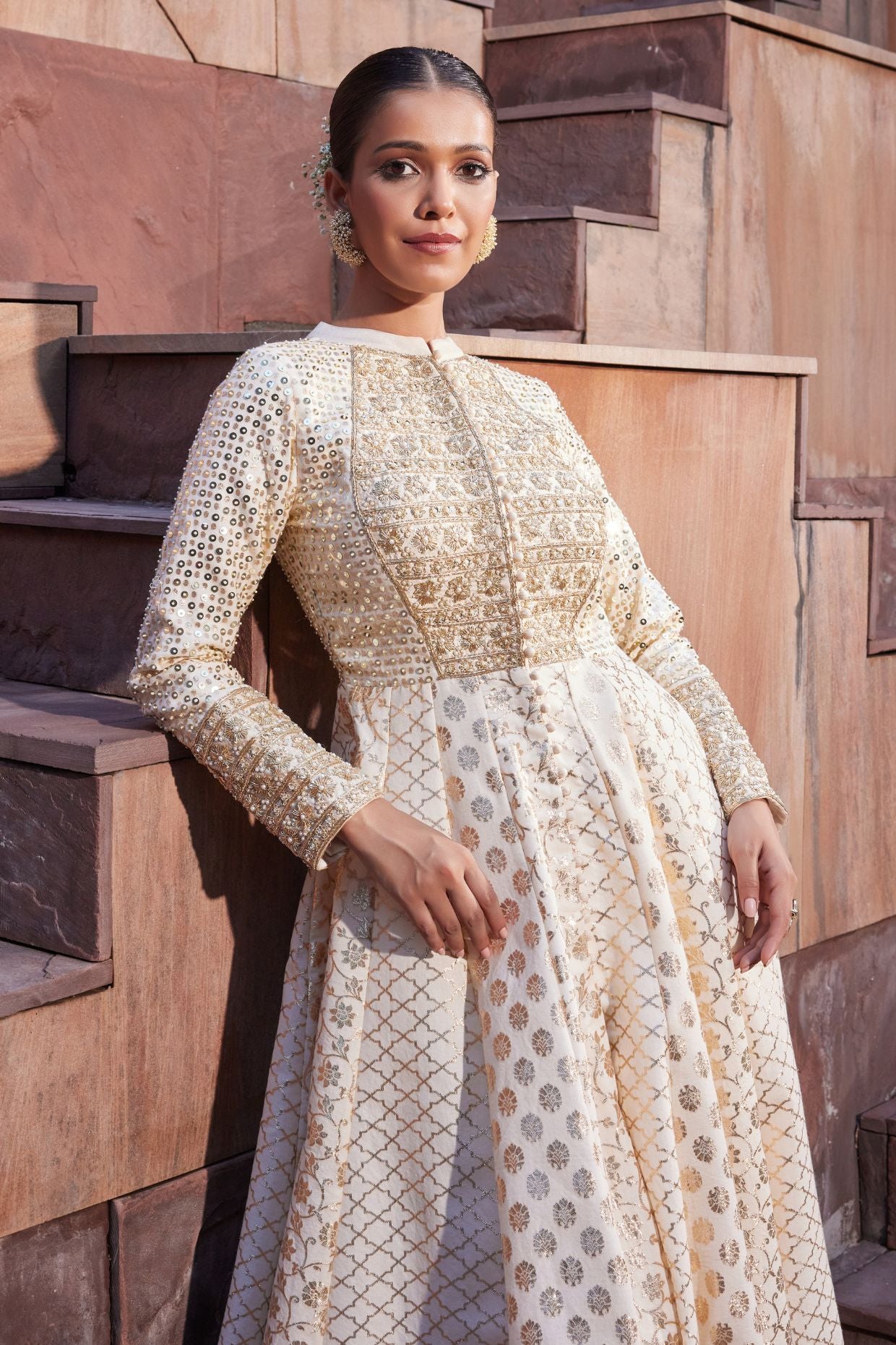 PEARL EMPRESS ANARKALI SET
