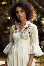 Ivory Tunic And Pants Set