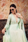 Sky Blue Ombre Dyed Anarkali Set
