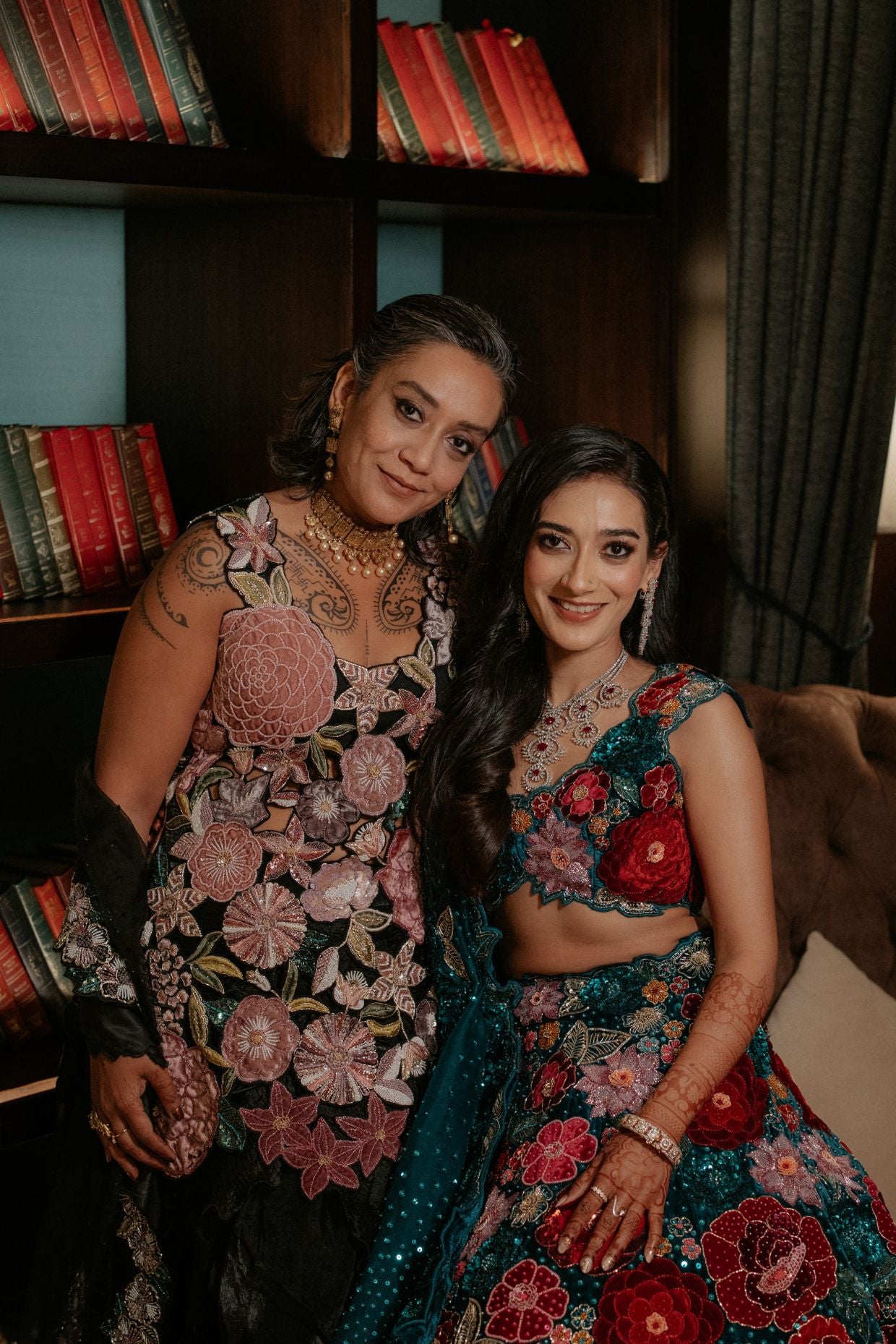 Bride & Sister Sangeet Outfits