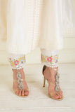 Classic Ivory Embroidered Chanderi Kurta set