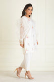 Classic Ivory Embroidered Kurta Set