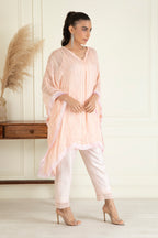 Pastel Peach Kaftan Set