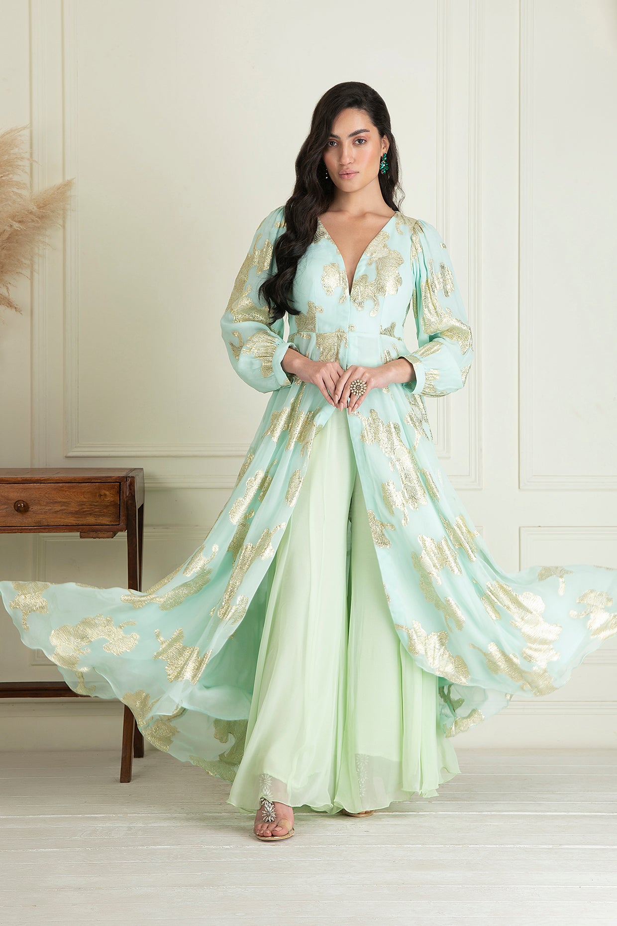 Ice Blue Suit Set