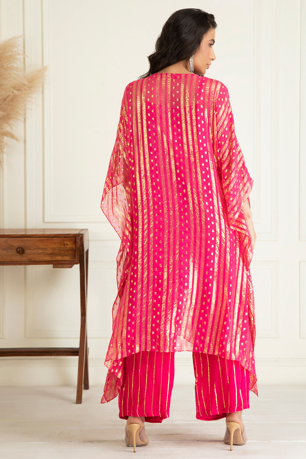 Hot Pink Kaftan Set