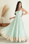 Powder Blue Anarkali Gown