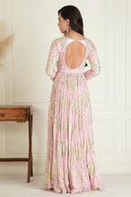 Blush Pink Anarkali Set