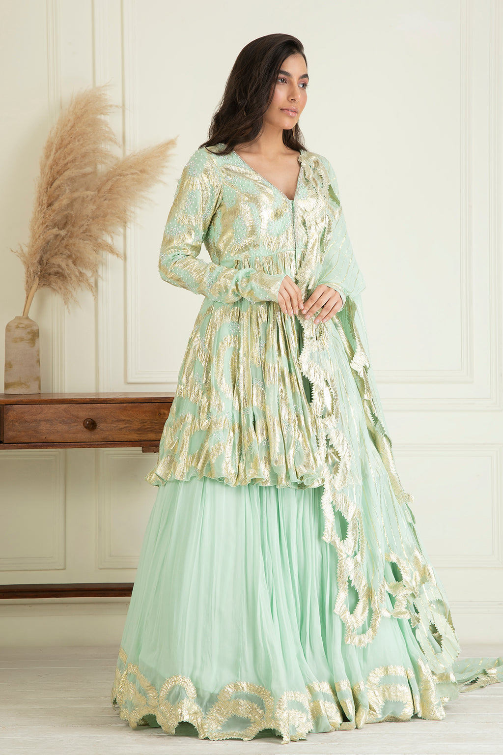 Aquamarine Lehenga Set